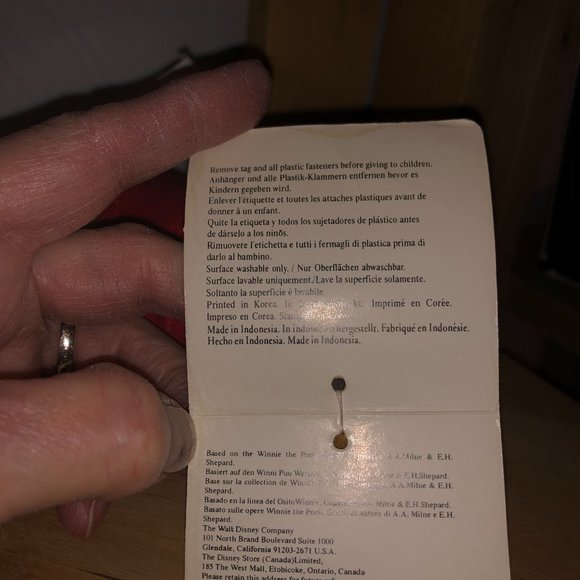 2/ $10  Winnie the Pooh plush  $6.00 separate - Picture 3 of 5